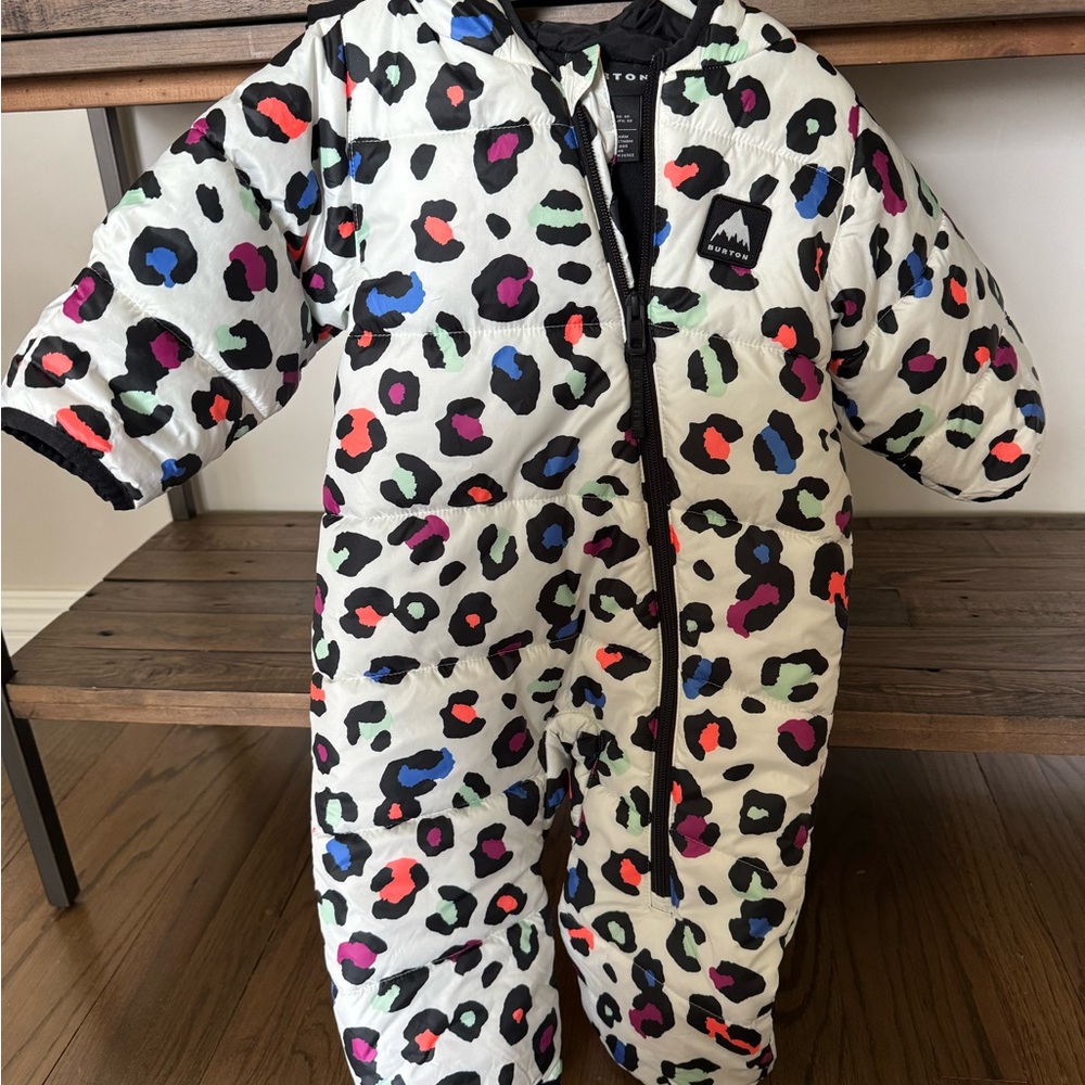 Burton Colorful Leopard Print Toddler Snowsuit